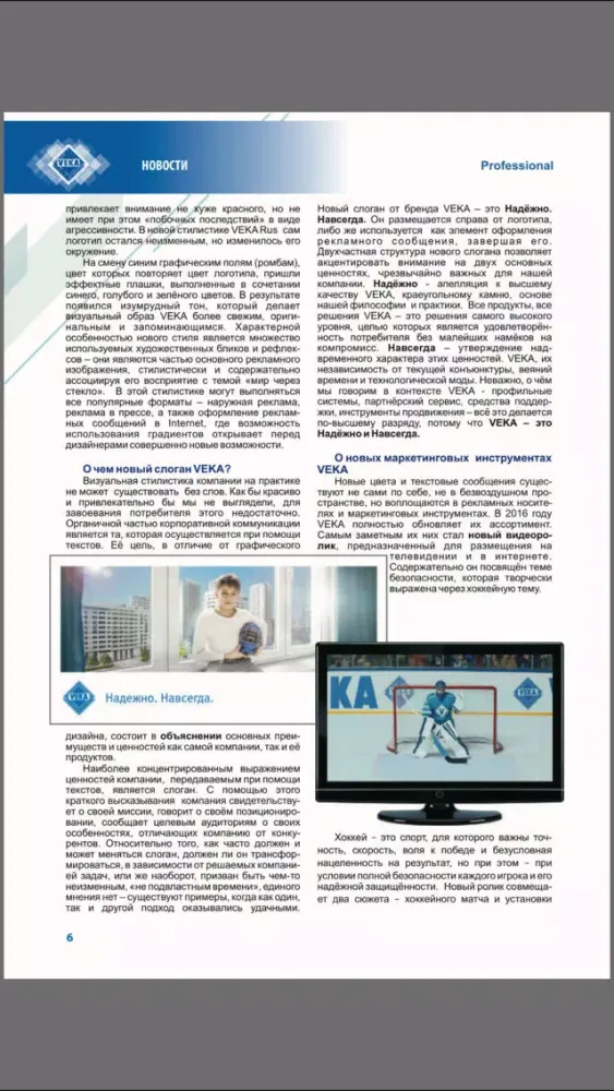 Журнал VEKA Professional应用截图