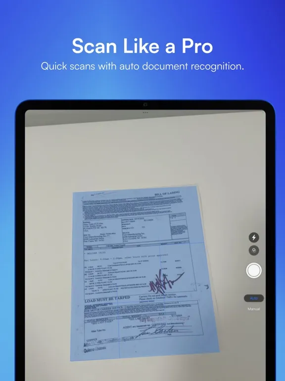ภาพหน้าจอของ Vektor Driver iPad 