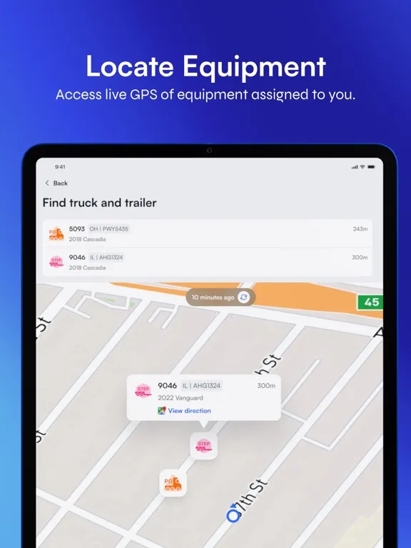 ภาพหน้าจอของ Vektor Driver iPad 