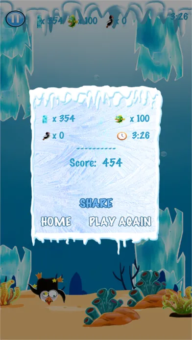 Tangkapan skrin Crazy Penguin - Homecoming