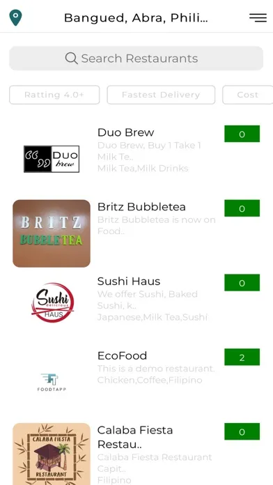 Captures d'écran de FoodTapp PH - Food Delivery