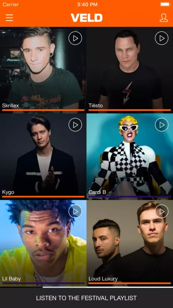 Ảnh chụp màn hình của Veld Music Festival 2019
