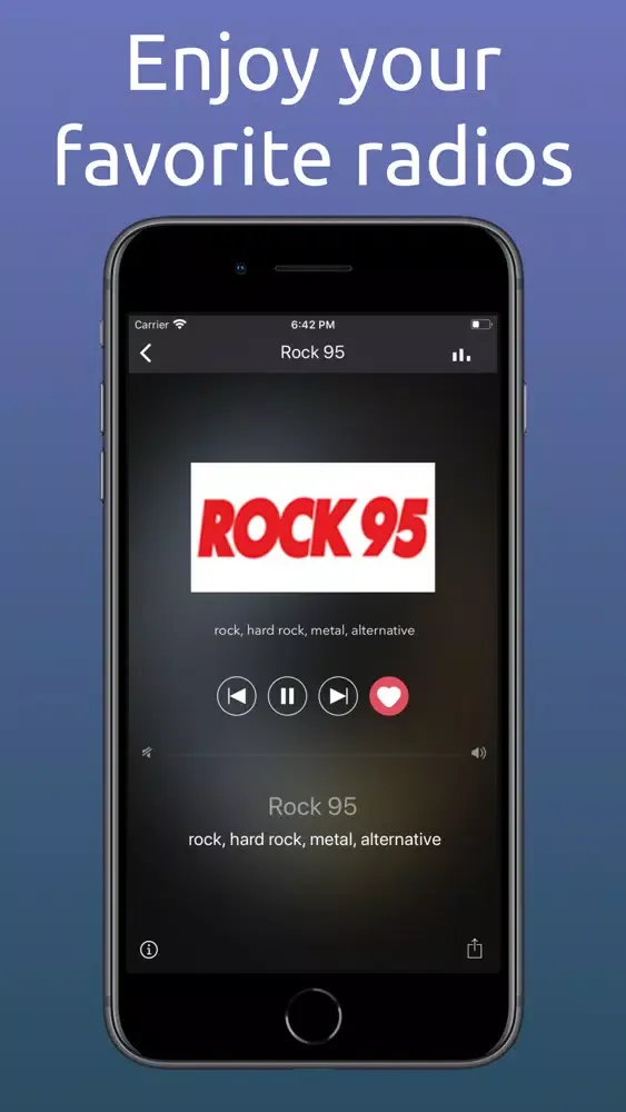 Captures d'écran de myTune Radio Canada FM, AM