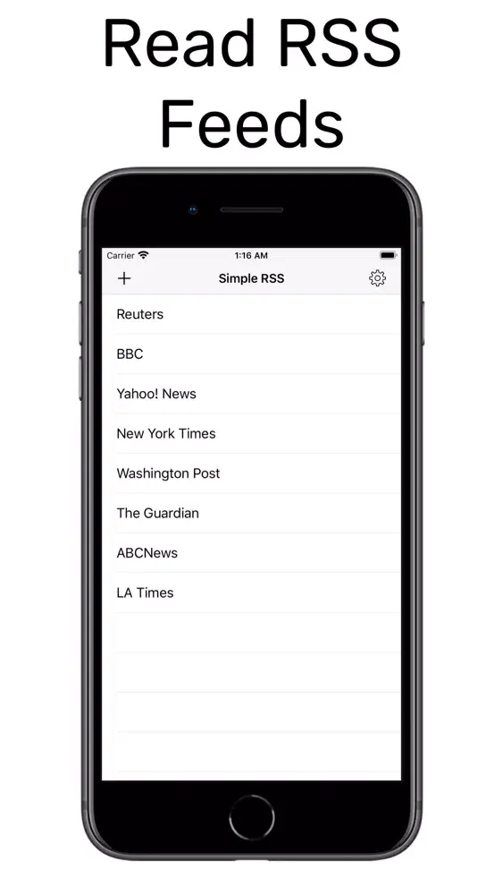 Simple RSS Feed Reader Screenshots