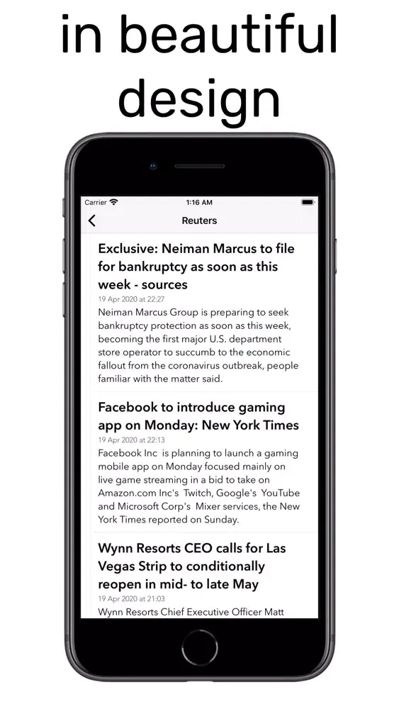 Simple RSS Feed Reader Screenshots