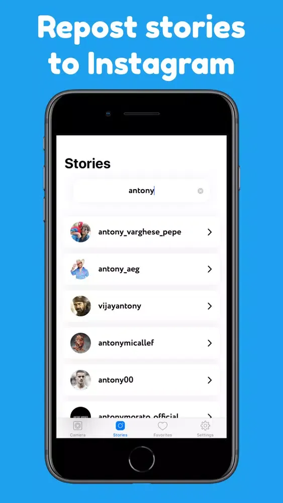 Tangkapan layar Story Reposter for Instagram .