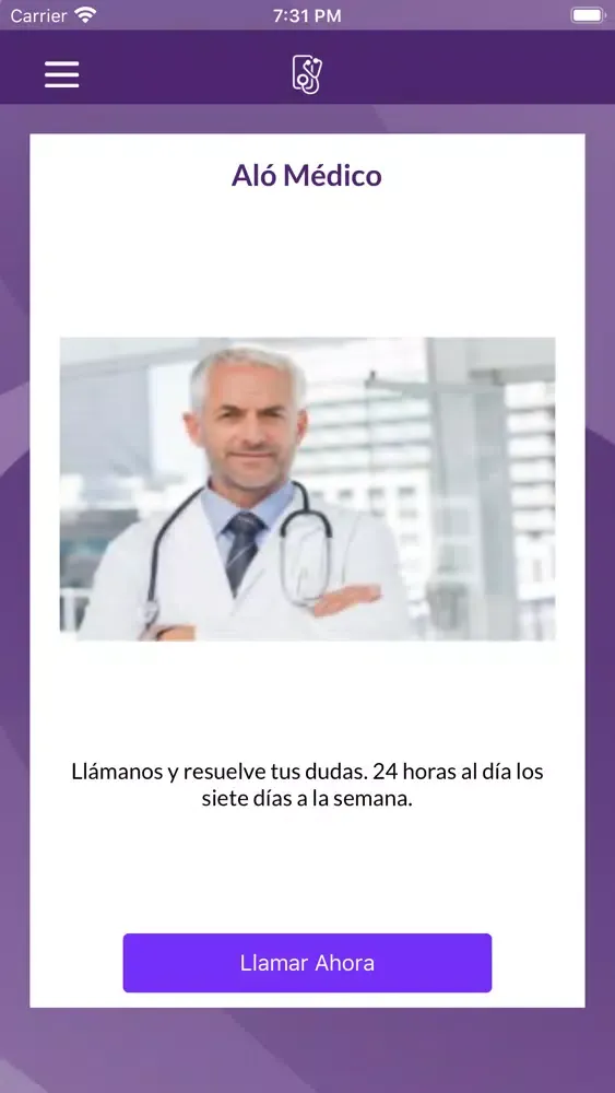 Tangkapan layar Alo Medico - NRS Care