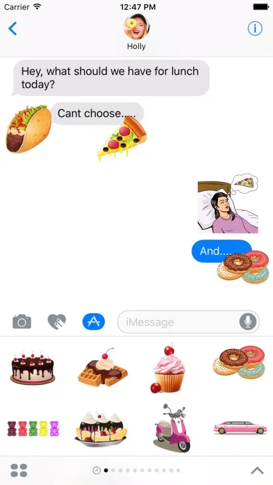 BFF Essentials – Girly Emoji Stickers for iMessage سکرین شاٹس