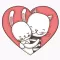 Megapack Cat & Hare – Couples Stickers