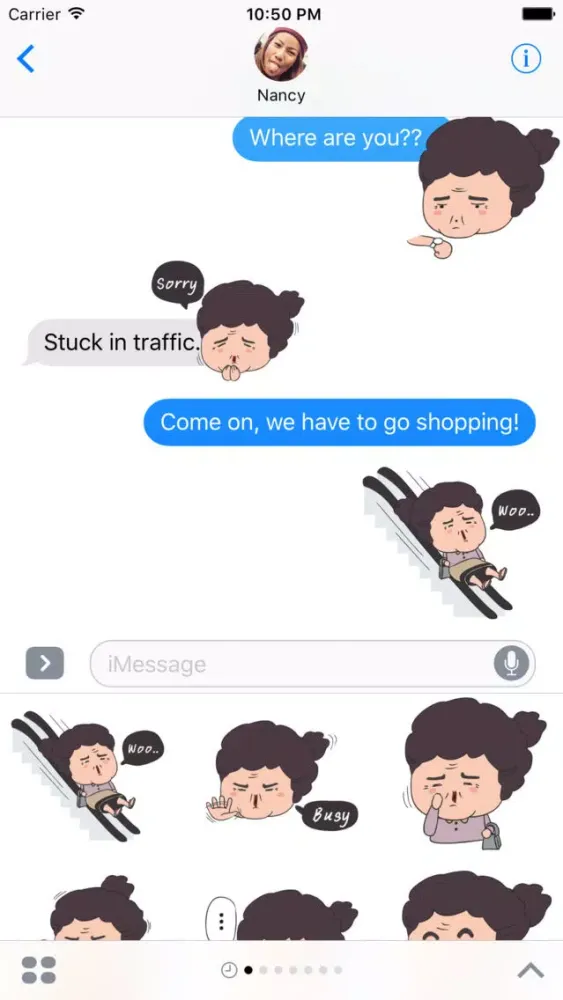 Скриншоты Grumpy Grandma - Sticker Pack