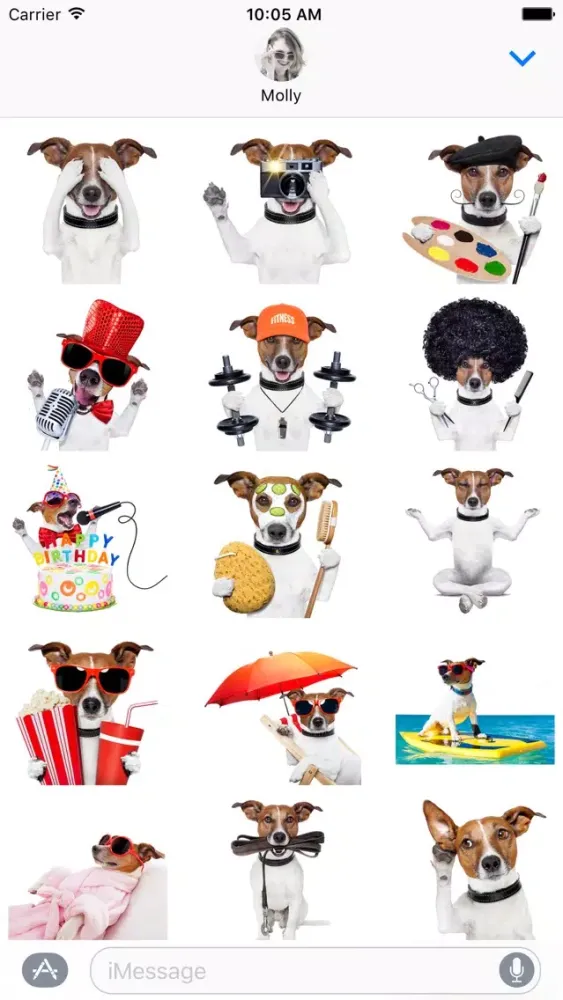 Capturas de pantalla de Jack the Terrier - Dog Sticker