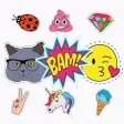 Megapack Pop Art Nostalgia - Stickers for iMessage
