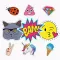 Megapack Pop Art Nostalgia - Stickers for iMessage