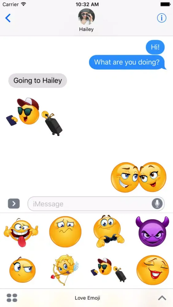 ภาพหน้าจอของ Love Stickers Emoji