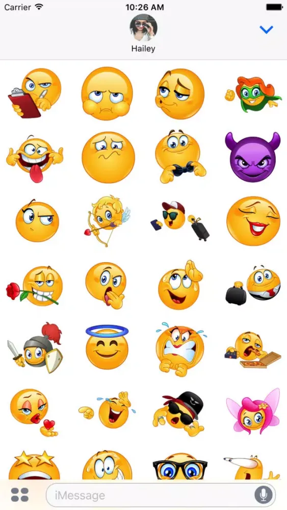 ภาพหน้าจอของ Love Stickers Emoji