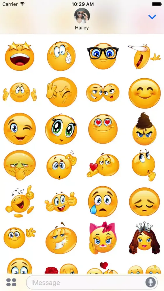 ภาพหน้าจอของ Love Stickers Emoji