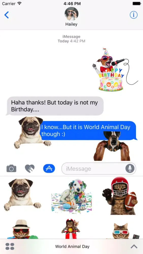 World Animal Day - Stickers应用截图