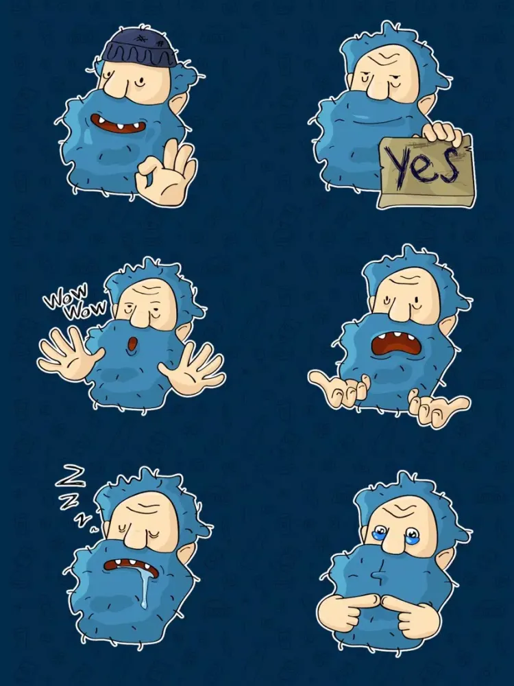 Homeless Sam Stickers iPad 应用截图