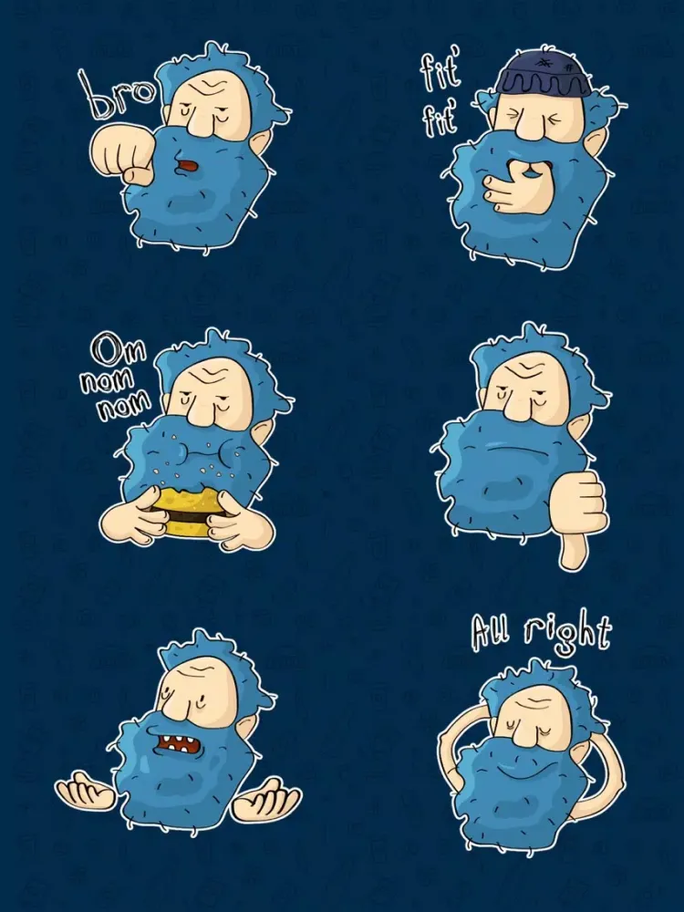 Homeless Sam Stickers iPad 应用截图