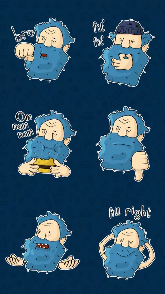 Homeless Sam Stickers应用截图