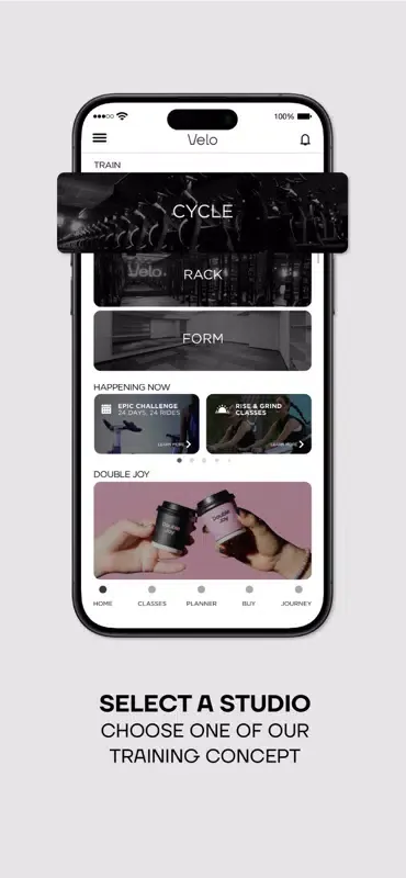 Screenshot di Velo