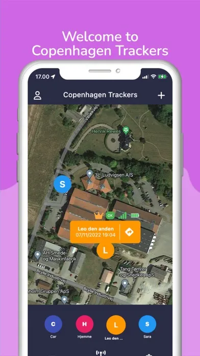 Tangkapan layar CPH Trackers