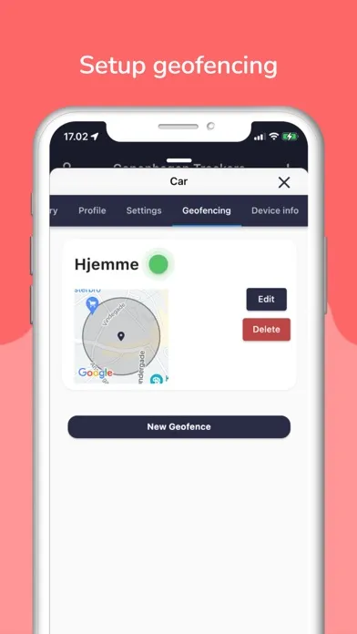 Tangkapan layar CPH Trackers