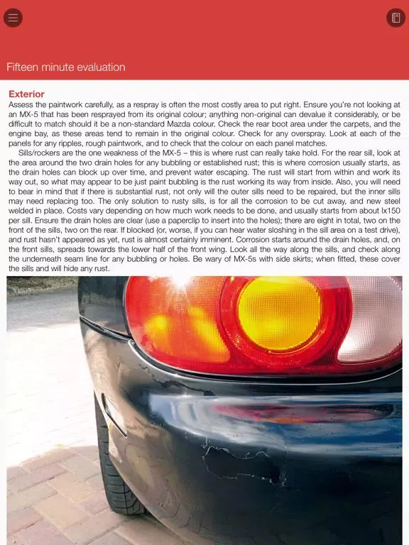 Mazda MX-5 Miata iPad  Screenshots