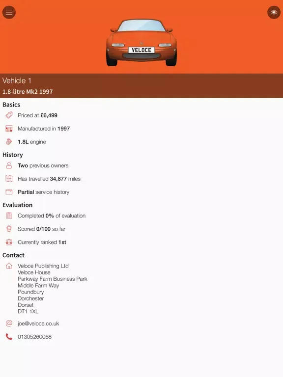 Mazda MX-5 Miata iPad  Screenshots
