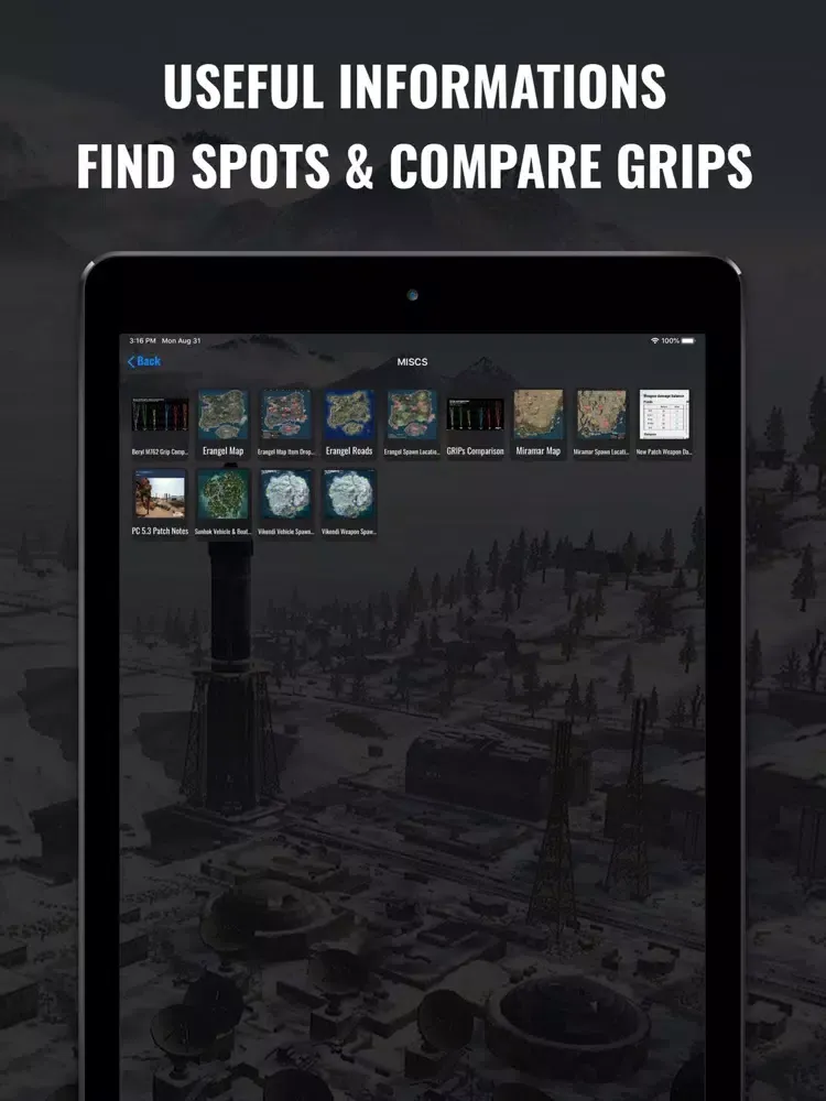 PUBG Mobile Guide: UC Lite Map iPad  スクリーンショット