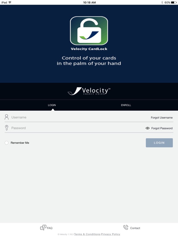 Velocity CardLock iPad 應用截圖