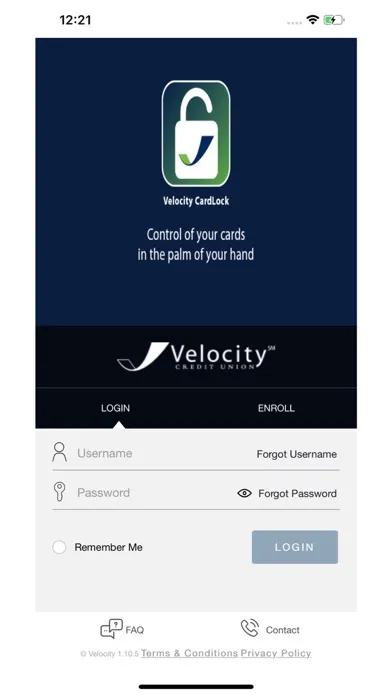 Скриншоты Velocity CardLock