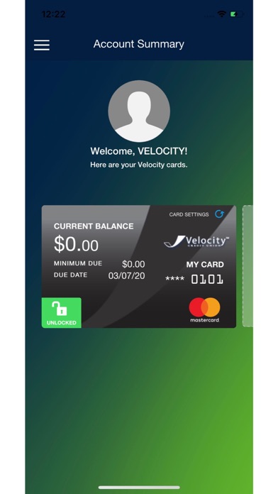 Velocity CardLock應用截圖