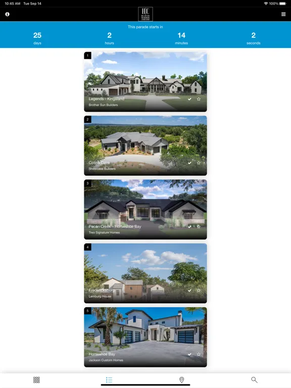 Hill Country Parade of Homes iPad Screenshots
