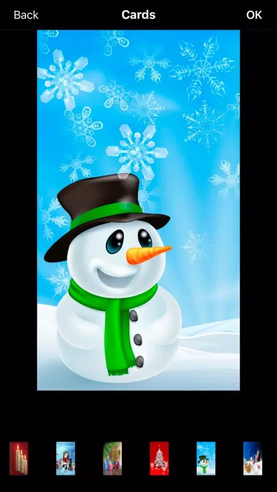 Christmas Greeting Cards Maker スクリーンショット