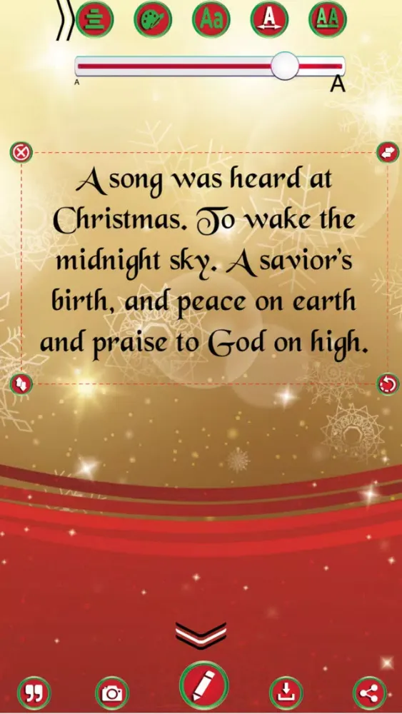 Christmas Greeting Cards Maker スクリーンショット