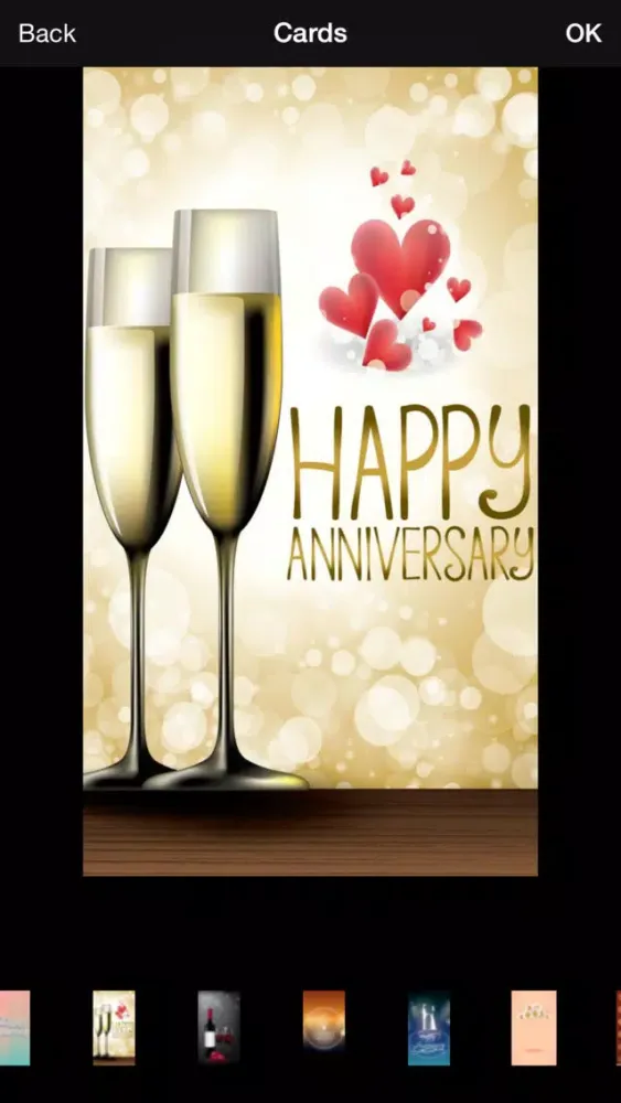 ภาพหน้าจอของ Wedding Anniversary Greetings Maker