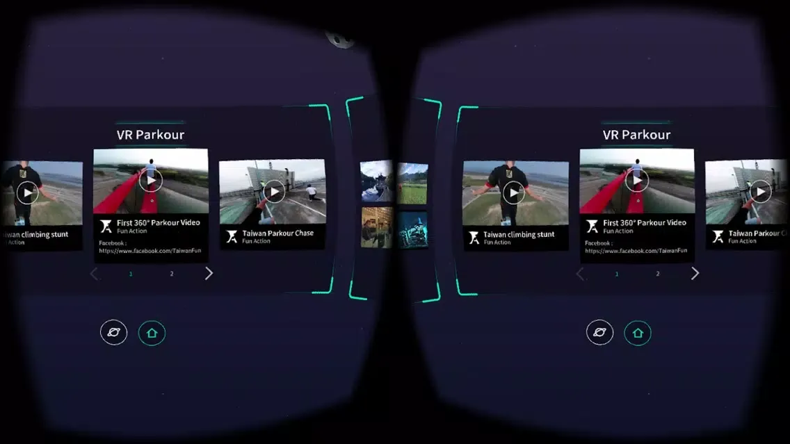VR Parkour Ekran Görüntüleri