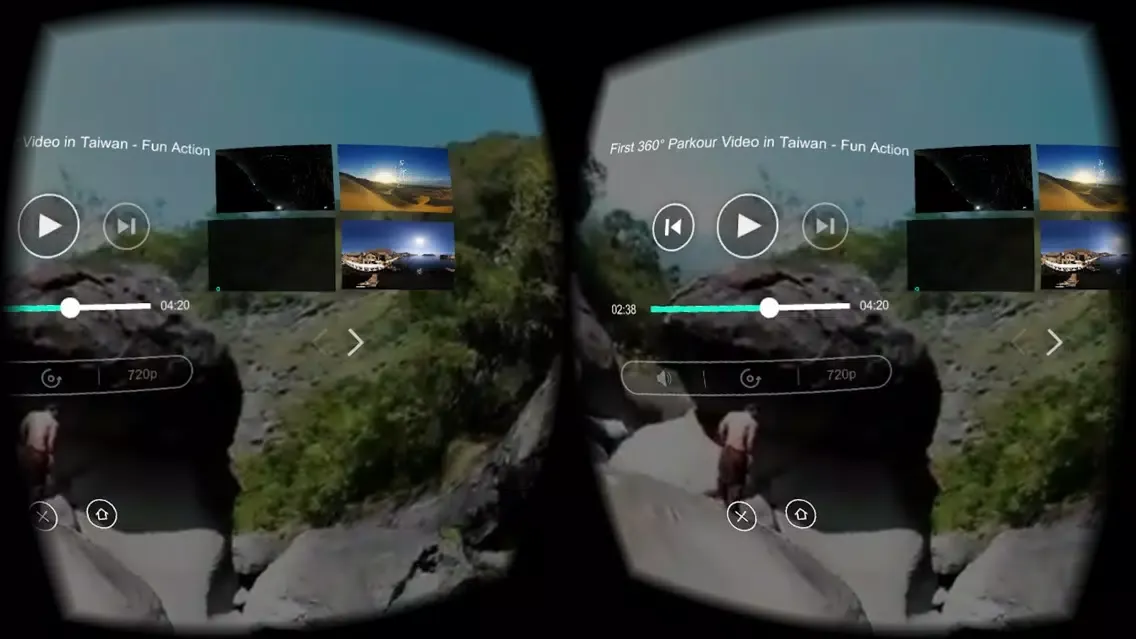 VR Parkour Ekran Görüntüleri