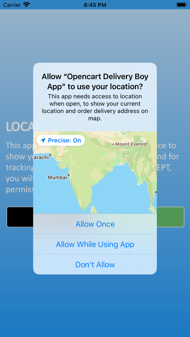 Opencart Delivery Boy App应用截图