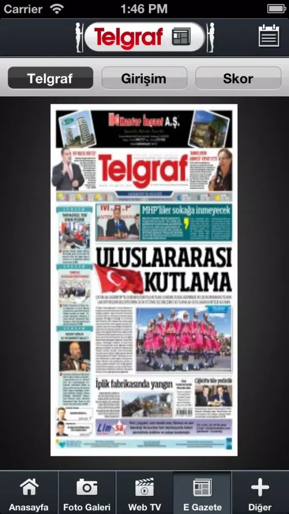 Tangkapan skrin Telgraf