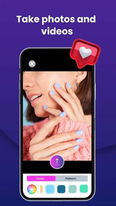 Nail Polish Hair Color Cam Screenshots