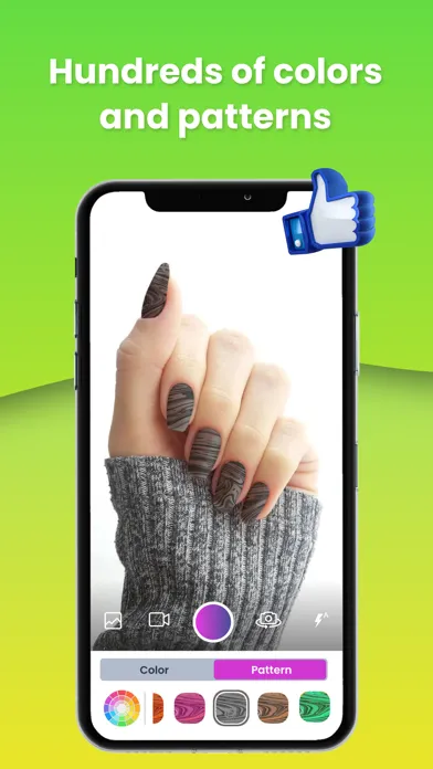 Nail Polish Hair Color Cam Screenshots