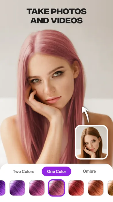 Nail Polish Hair Color Cam Screenshots