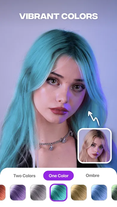 Nail Polish Hair Color Cam Screenshots