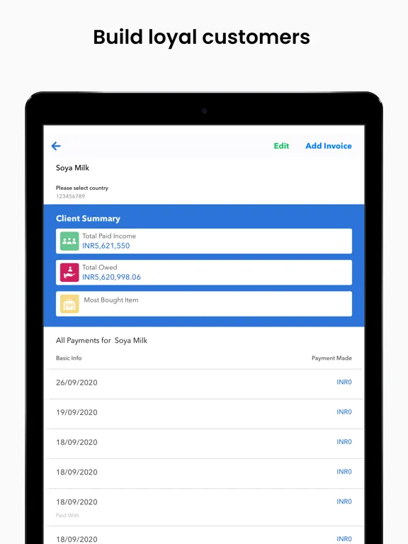 Captures d'écran de Vencru: Invoicing & Accounting iPad 