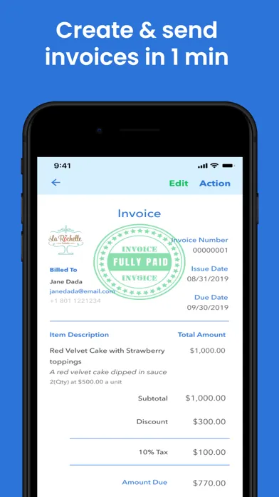 Captures d'écran de Vencru: Invoicing & Accounting