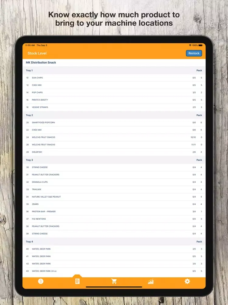 Vend360 iPad  سکرین شاٹس
