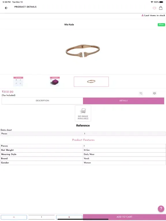 Capturas de pantalla de Vendi Silver Jewellery iPad 