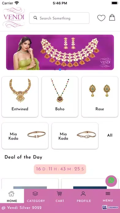 Capturas de pantalla de Vendi Silver Jewellery